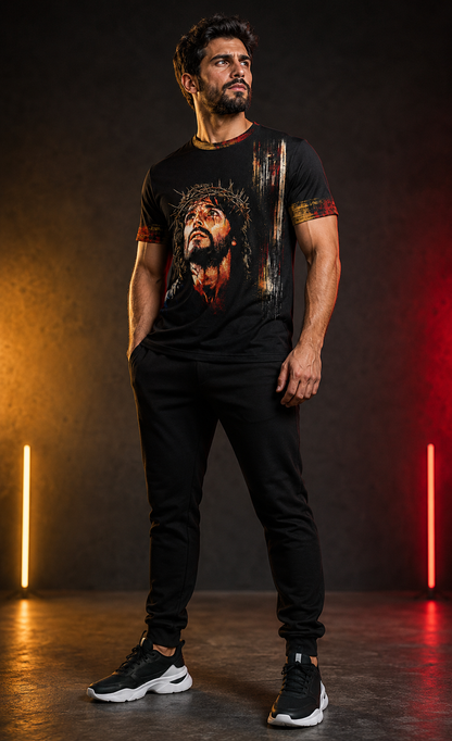 Jesus Crown of Thorns Christian T-Shirt