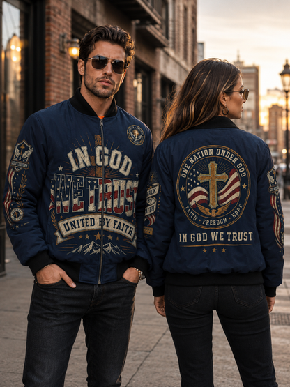 Faith Under God Patriotic Apparel Outwear