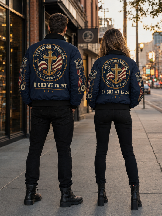 Faith Under God Patriotic Apparel Outwear