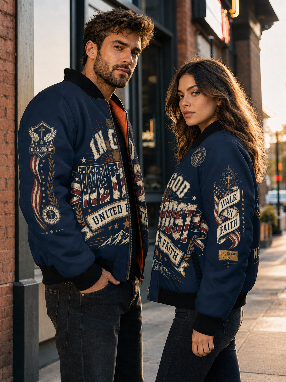 Faith Under God Patriotic Apparel Outwear
