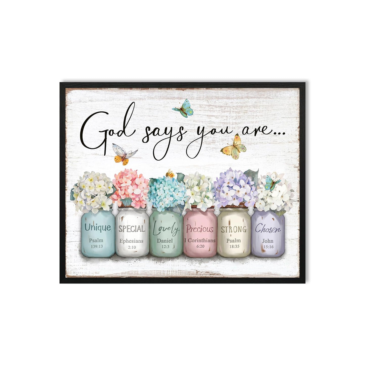 God Says You Are Wall Art