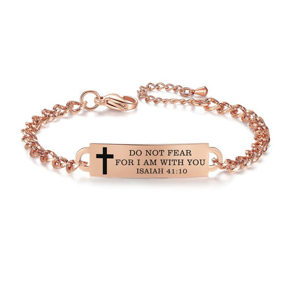 Do Not Fear Bible Verse Bracelet for Women