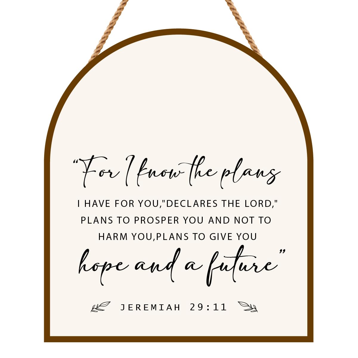 Jeremiah 29:11 Christian Wall Decor