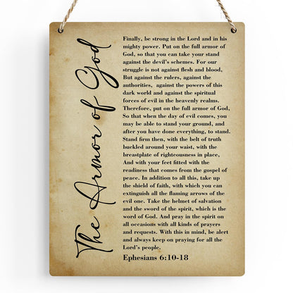 The Armor of God Wall Decor
