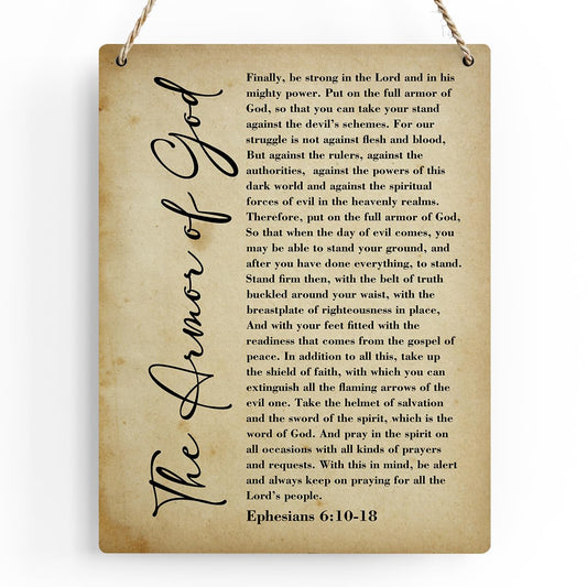 The Armor of God Wall Decor